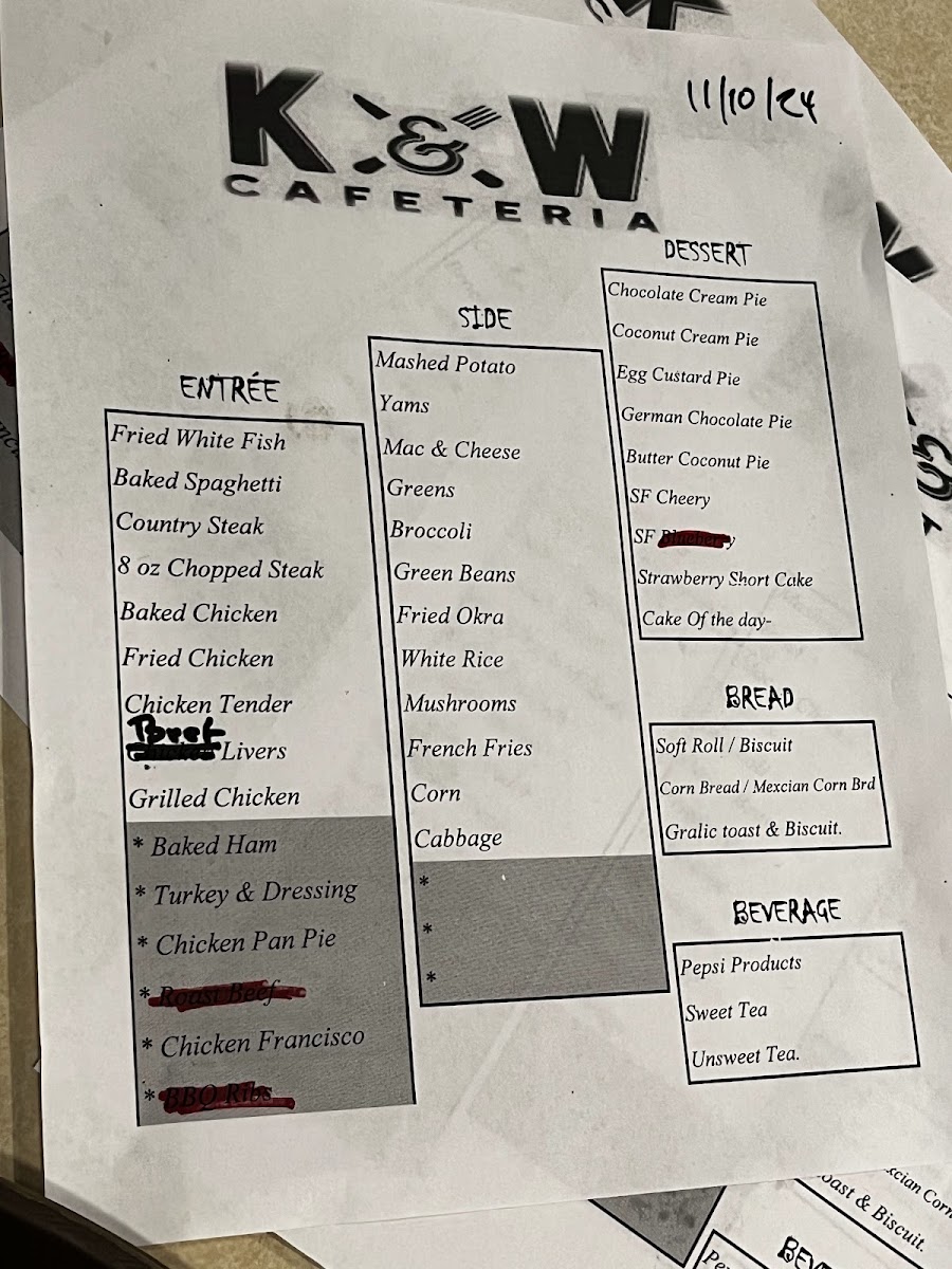 K&w Cafeteria Menu-2